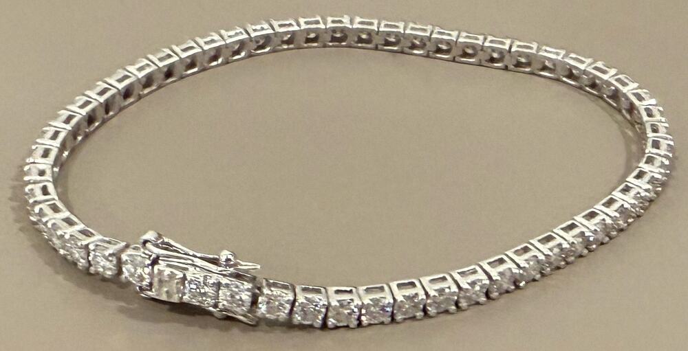 Dorsey Kate Rivière 3mm Moissanite Bracelet